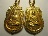 เหรียญหลวงพ่อทวดเสมาเล็ก ปี07 กะไหล่ทองสภาพสวย 2 เหรียญ เคาะเดียว