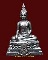 พระกริ่งพระพุทธรูปคุ้มเกล้า ภปร. 80 พรรษา เนื้อนวะรมดำ พิมพ์ใหญ่ หมายเลข ๙๐๐๑