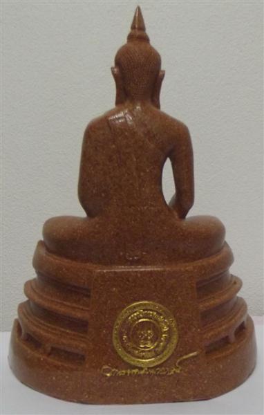 พระบูชา "หลวงพ่อโสธร เนื้อกระเบื้องหลังคาโบสถ์" หน้าตักพระ ๕ นิ้ว ฐานกว้าง ๗ นิ้ว สูง ๙นิ้ว(BH)