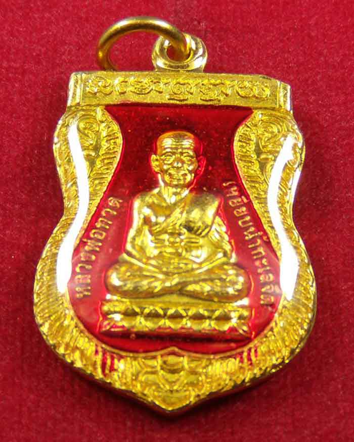 (((วัดใจ๑๐บาท)))เหรียญเสมาเคลิอบเรซิน หลวงพ่อทวด หลัง อ.ทิม วัดช้างให้ ปี 55 ขนาด ๒ x ๓ เซนติเมตร