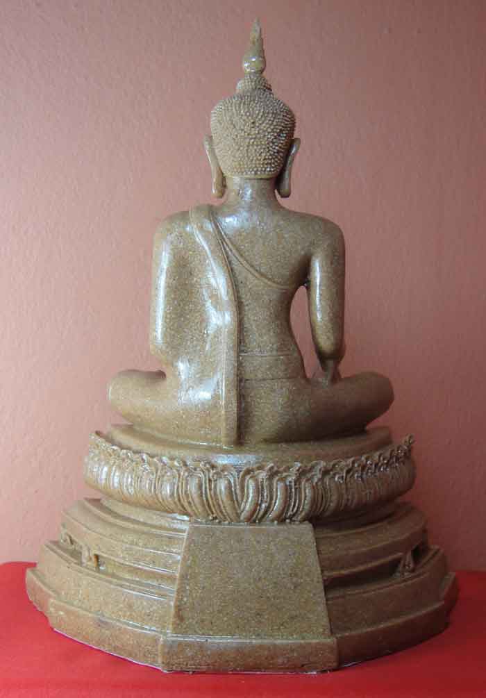 (((วัดใจ๑๐บาท)))พระพุทธรูปศิลปสมัยอู่ทอง (phra Uthong)ย้อนยุค ขนาดหน้าตัก 5 " นิ้ว