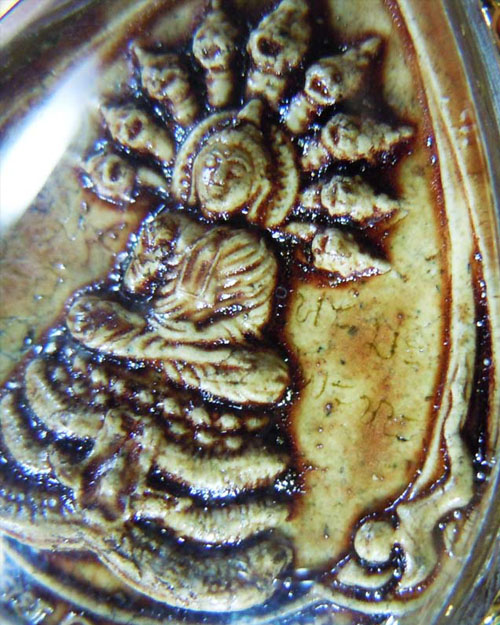 "หนึ่งในปฐพี" พระนาคปรกหลังปรมาภิไธย อุดปรอท (จารพิเศษ) หลวงปู่พุทธะอิสระ วัดอ้อน้อย