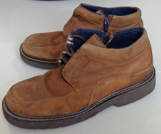 รองเท้า Hush Puppies ของแท้ มาแล้วครับ หนังน้ำตาล ไม่ต้องบรรยายมากครับยี่ห้อนี้