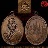 เหรียญทูลเกล้าหลวงพ่อทบ วัดชนแดน เนื้อทองแดง โค๊ตนะ สร้างปี 2518 ที่วัดโบสถ์โพธิ์ทอง