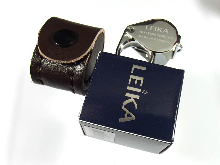 กล้อง***leika10X18mmสีเงินหุ้มยางเลนส์แก้ว3ชั้นเคลือบมัลติโค๊ด+ซองหนัง+ผ้าไมโคร