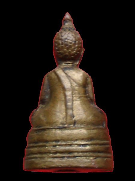 พระกริ่งพุทธโคดม หลวงพ่อขอม ฐานสูง วัดไผ่โรงวัว 