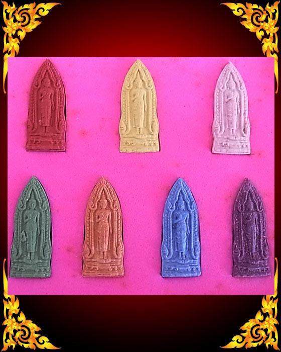 พระผง บารมีแม่ซื้อ หลวงปู่ละมัย ฐิตมโน รุ่นแรก ปี 2543 สวนป่าสมุนไพร สำนักคีรีนามทาสุขาวดี
