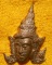 เหรียญพระลักษณ์หน้าทองเนื้อทองแดงนอกผสมชนวนเก่า หลวงปู่กาหลงเขี้ยวแก้ว วัดเขาแหลม จ.สระแก้ว 