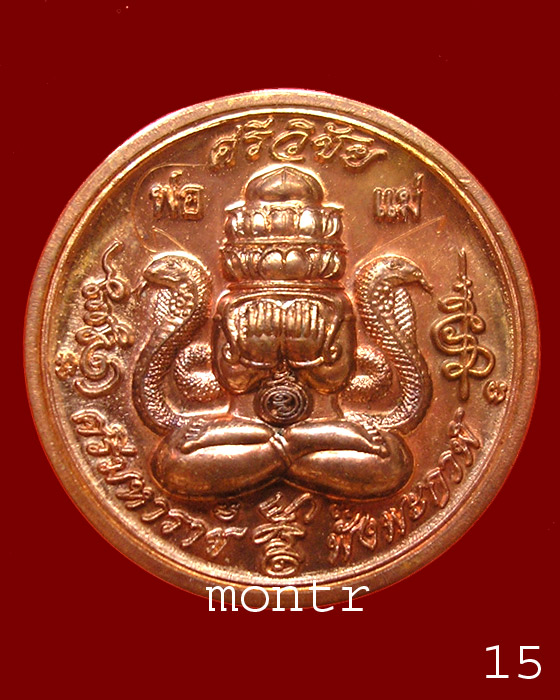 เหรียญพระปิดตา ศรีมหาราช พังพะกาฬ วัดพุทไธศวรรย์ พิมพ์เล็ก 2.2