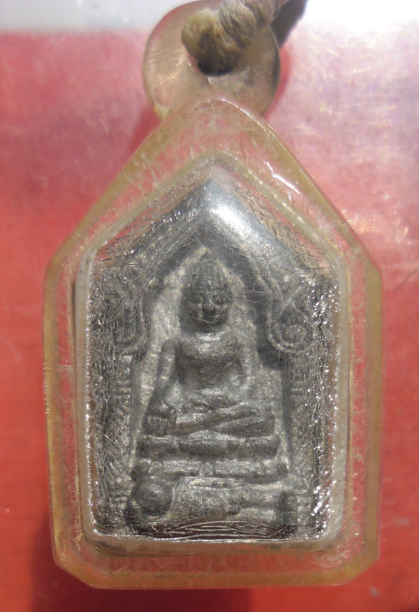 ขุนแผนกั่วเผาะ(ฟันลูกเดียว) เนื้อตะกั่วอุดผงพรายกุมารกับลึงค์ช้าง