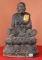 (((วัดใจเคาะเดียว๑๐บาท)))หลวงพ่อทวดเหยียบน้ำทะเลจืด หน้าตัก 5 นิ้ว ศิลาแลงหล่อปัดสีประณีตสวยงาม