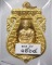 เหรียญเสมาฉลุ รุ่นบงกชบูรพา หลวงปู่บัว ถามโก เนื้อทองระฆัง วัดศรีบุรพาราม จ.ตราด ปี2555 หมายเลข 1964