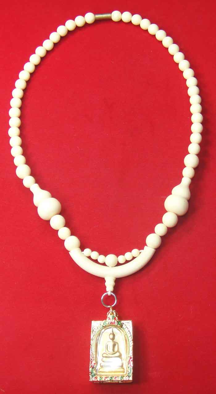 (((วัดใจเคาะเดียว๑๐บาท)))สร้อยลูกประคำกระดูกช้างสุภาพบุรุษ/สุภาพสตรี ( Elephant Bone Buddhist Praye