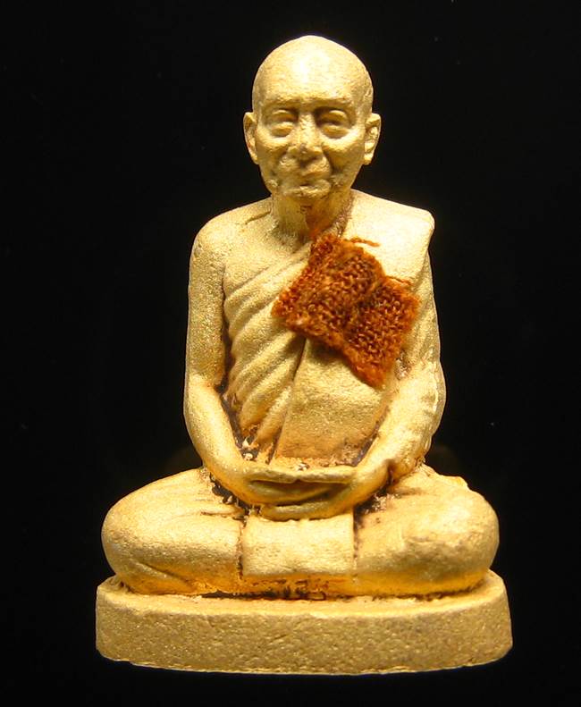 **รูปเหมือน 100 ปี สมเด็จญาณฯ วัดบวรฯ เนื้อกะหลั่ยทองพ่นทราย เลข 2297 เคาะเดียวแดง**