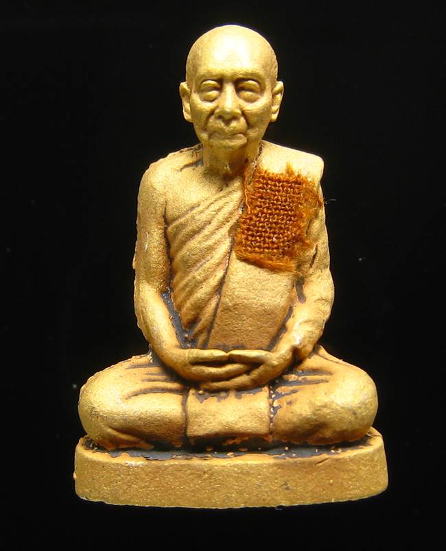 **รูปเหมือน 100 ปี สมเด็จญาณฯ วัดบวรฯ เนื้อกะหลั่ยทองพ่นทราย เลข 2529 เคาะเดียวแดง**
