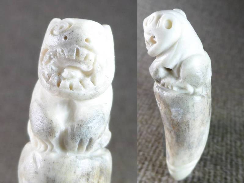  ** เสือแกะเขากวาง ( สูง 4.5 เซนติเมตร ) ** หลวงพ่อสิน วัดละหารใหญ่