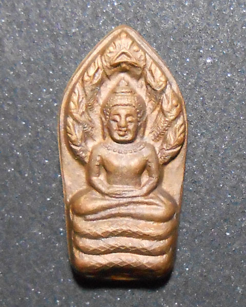 พระปรกใบมะขาม หลวงพ่อเปิ่น วัดบางพระ เนื้อทองแดง(1)