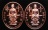 **2 องค์ เหรียญพระเจ้าตาก ด้านหลังครุฑ วัดตรีทศเทพ ปี 55 สวยมากครับ เคาะเดียวแดง**DE21
