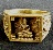 แหวนพระพุทธ หลวงปู่ดู่ วัดสะแก เนื้อทองเหลือง  ปี2540 