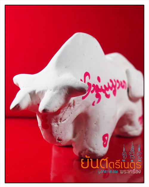 วัวธนูรุ่นไตรมาส ๕๕ (รุ่นแรก) ครูบาอินตา วัดศาลา จ.เชียงใหม่ (เลข 8)