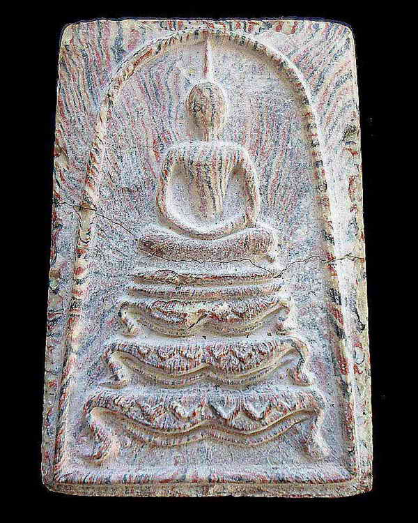 สมเด็จปรกโพธิ์ลาย ปี 2514 หลวงพ่อแพ วัดพิกุลทอง (พระซ่อม)