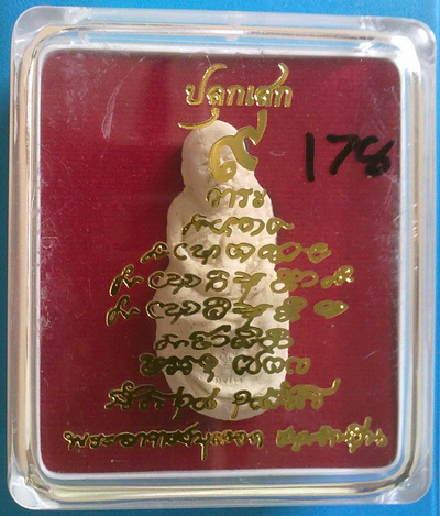  พระรูปเหมือนข้อนิ้ว หลวงตาบุญหนา ธัมมทินโน เนื้อ ผงพิชิตมาร ปี 2554 สวยมาก มีจาร หายาก (เคาะเดียว)