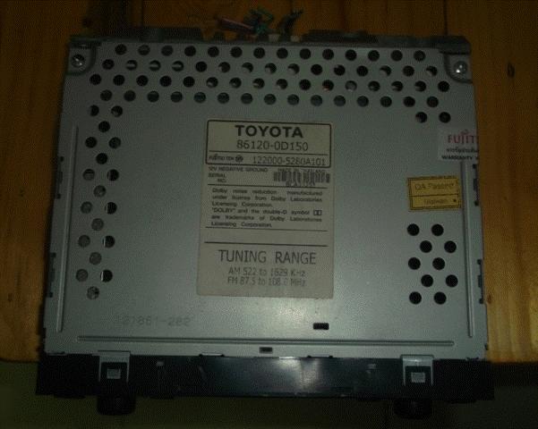 วิทยุ-เทปติดรถยนต์ Toyota Vios ปี 2004