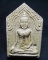 ขุนแผน หลวงปู่ทิม รุ่น2  วัดพระขาว เนื้อผงพุทธคุณ  ฝังพลอยพร้อมเส้นเกศา ปี๔๑