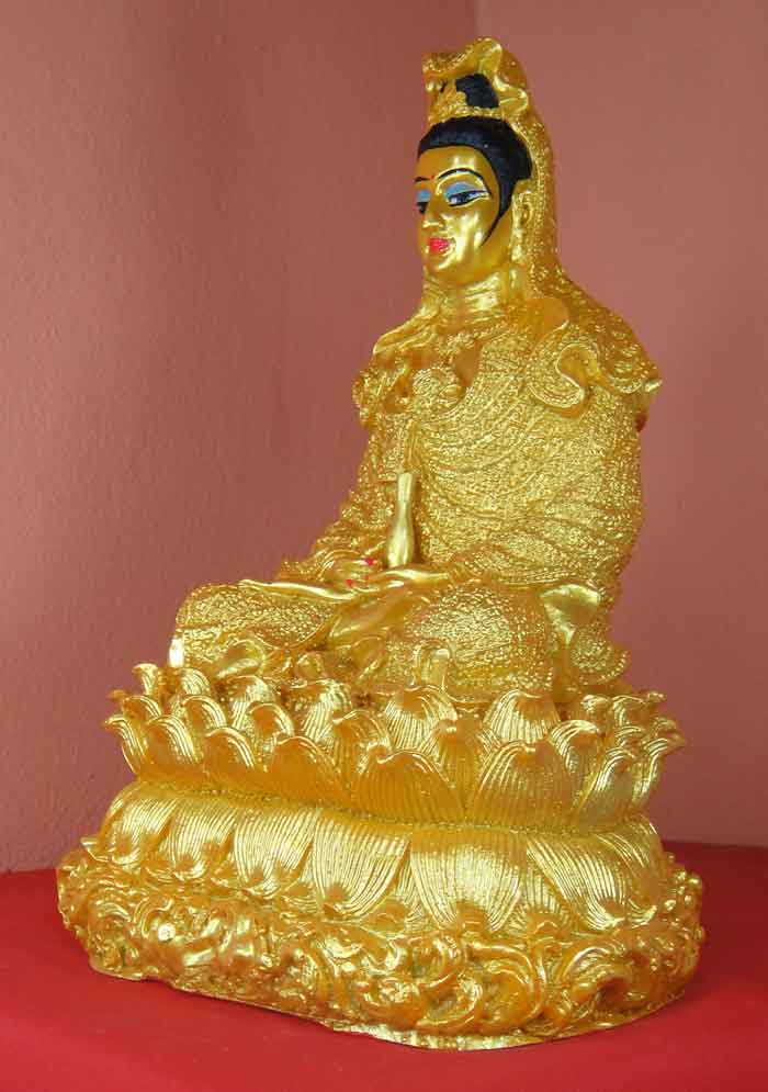 (((วัดใจเคาะเดียว๑๐บาท))) เจ้าแม่กวนอิมมหาโพธิสัตว์ งานฝีมือประณีตสวยงามมาก เนื้อเรซิ่น ขนาด ๕ นิ้ว