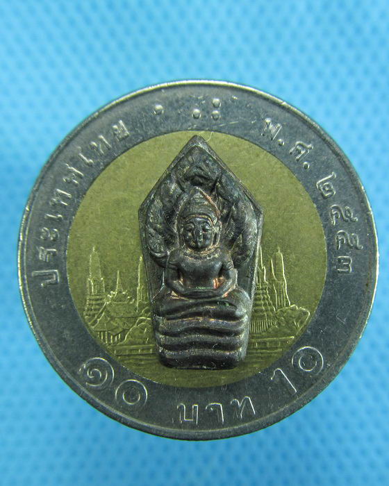 พระปรกมะขาม หลวงพ่อหยอด วัดแก้วเจริญ รุ่นอายุ 81 ปี ปี 2534..เริ่ม20บาท.(30/11/56-89)