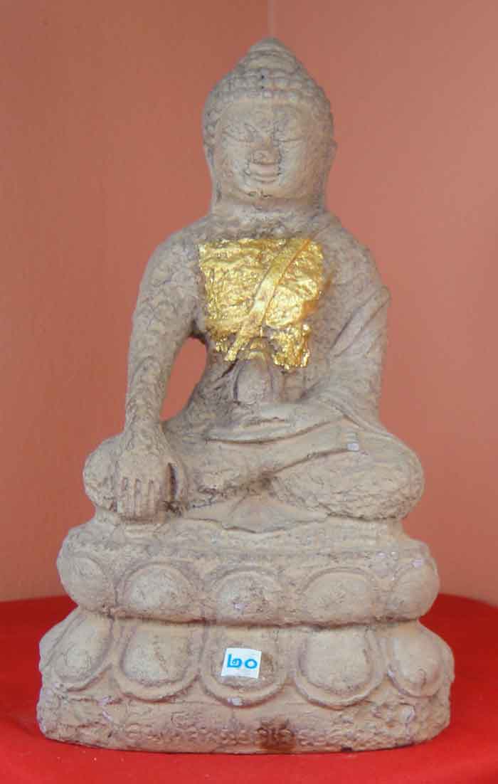 (((วัดใจเคาะเดียว๑๐บาท)))พระกริ่งบูชา “สมเด็จพระยศเศรษฐี” หน้าตัก 4.5 นิ้ว เนื้อศิลาแลงหล่อ พระสร้าง