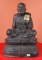 (((วัดใจเคาะเดียว๑๐บาท)))หลวงพ่อทวดเหยียบน้ำทะเลจืด หน้าตัก 5 นิ้ว ศิลาแลงหล่อปัดสีประณีตสวยงาม