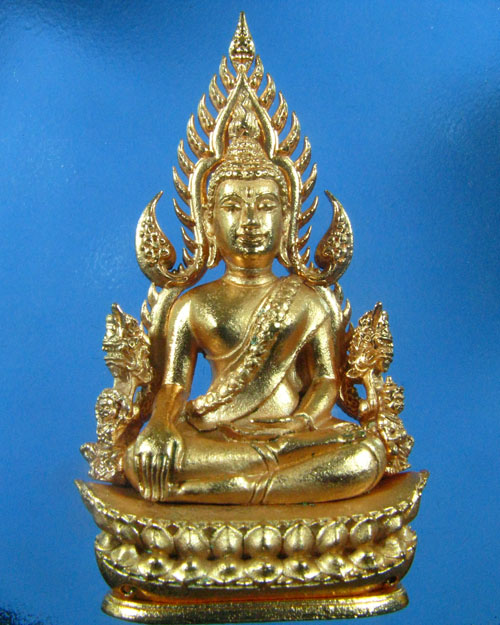พระพุทธชินราช รุ่นจอมราชันย์ เนื้อโลหะชุบนาค no.1948