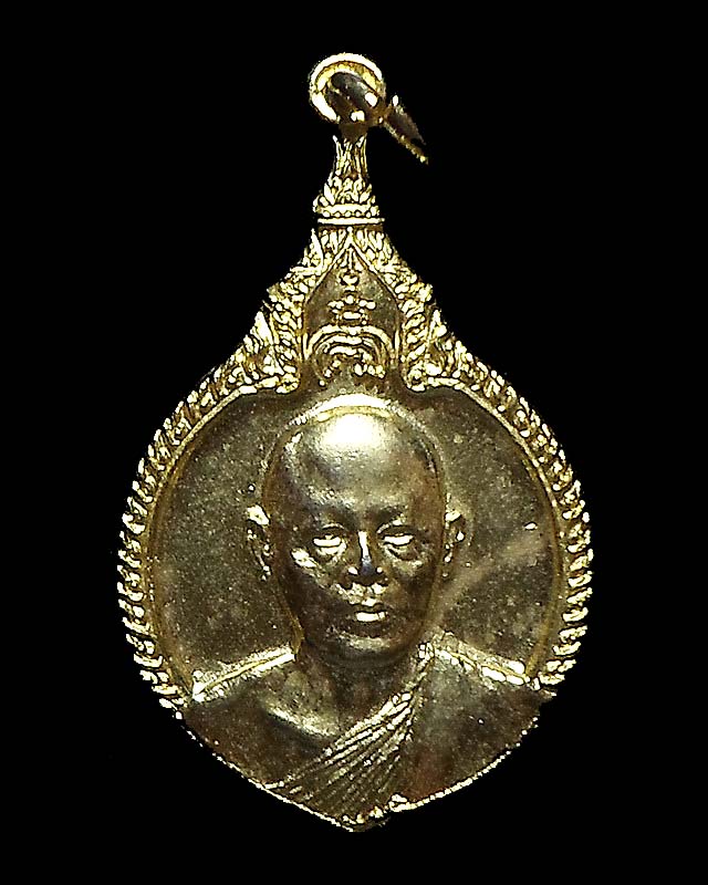 เหรียญหลวงพ่อแพ วัดพิกุลทอง รุ่นฉลองสมณศักดิ์ กาไหล่ทอง ปี 2521 #1