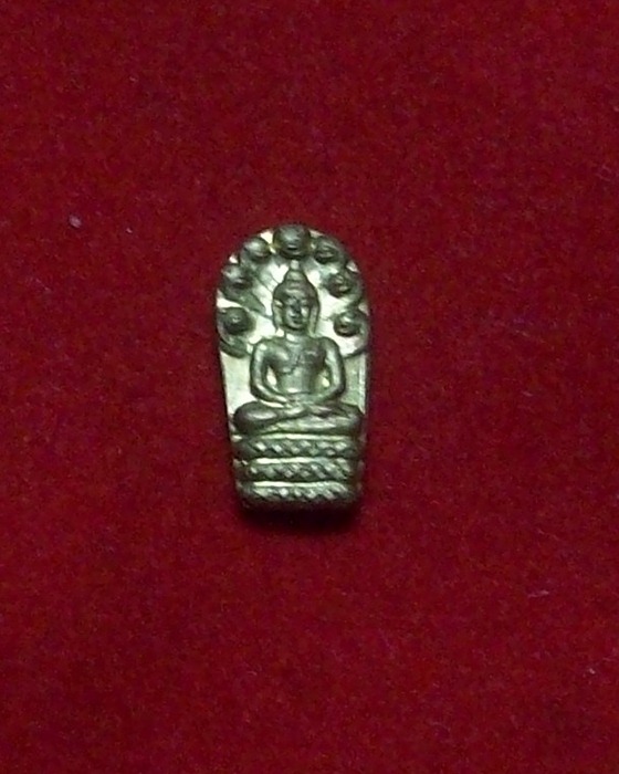 พระนาคปรกใบมะขาม เนื้อทองเหลือง หลวงปู่ทิม วัดพระขาว จ.อยุธยา