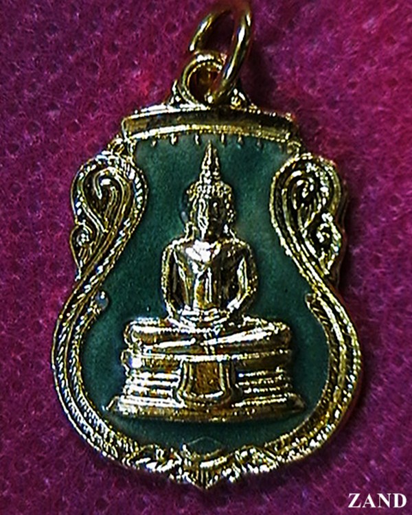(เริ่มที่องค์ละ 50บาท ฉลองครบ 1 ปี) เหรียญหลวงพ่อโสธร กระไหล่ทองลงยา