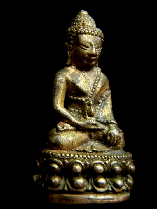 พระกริ่งชินบัญชร ญสส.เพชรกลับ ปี 2553 ( เนื้อนวะโลหะ ก้นทองแดง ) หลวงปู่บัว ถามโก @ หมายเลข ๒o๖o @ 