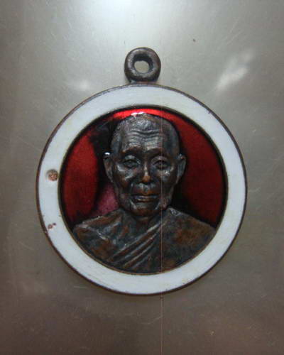 หลวงพ่อชื่น วัดมาบข่าลงยาสีแดง จ.ระยอง ปี 2521