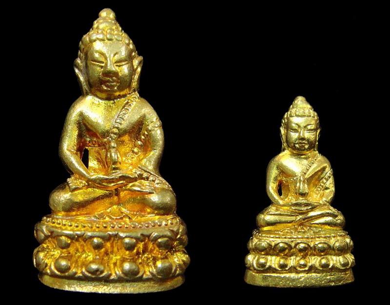 พระกริ่ง-พระชัยวัฒน์ ปวโร 7 รอบ (84 พรรษา) สมเด็จญาณสังวร สมเด็จพระสังฆราช พ.ศ.2540 พร้อมกล่อง