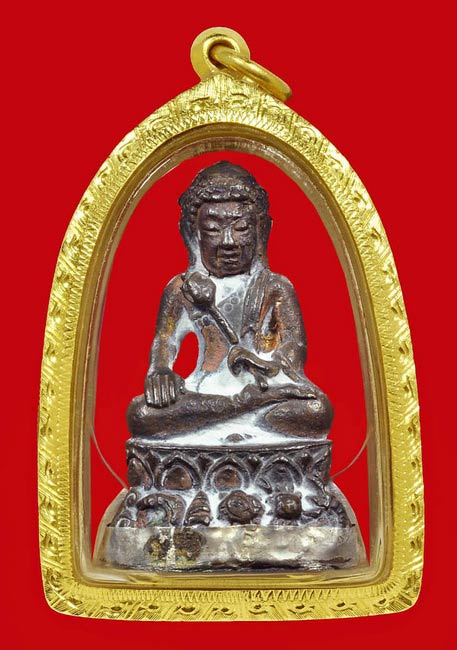 หนึ่งในตำนาน ๑๖ องค์ พระกริ่งอุปคุต ชนะมาร ก้นเงินกรรมการ หลวงปู่ญาท่านสวน วัดนาอุดม ปี 40