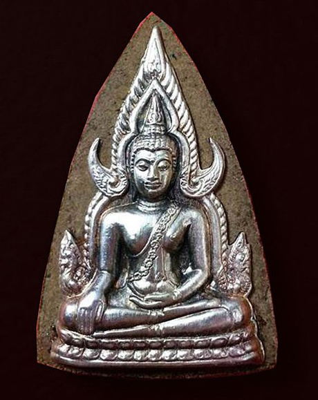  พระพุทธชินราช รุ่น ญสส เนื้อว่านหน้ากากเงิน พ.ศ.2543 หลวงปู่หมุน  หลวงปู่คำพันธ์ เกจิอาจารย์ 84 รูป