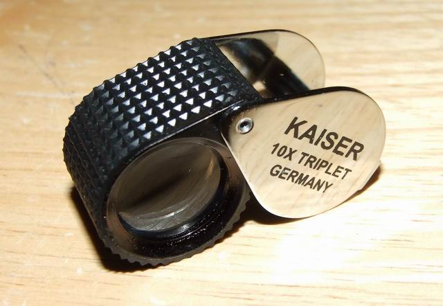 กล้องส่องพระ KAISER GERMANY กำลังขยาย 10X เลนส์กว้าง 18 mm พร้อมซองหนังอย่างดี เคาะเดียวครับ