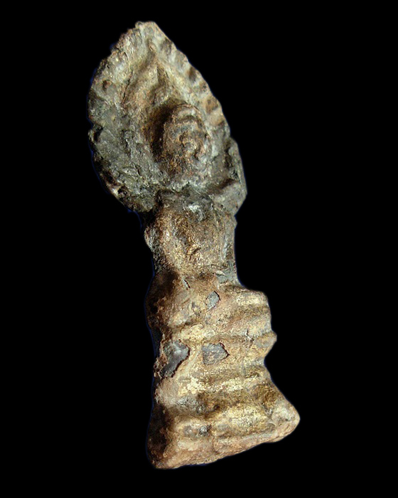 นาคปรกเชียงแสน เนื้อตะกั่วสนิมแดง