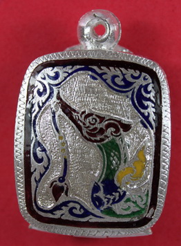  ตลับงินลงยาลพ.ปาน,ลพ.ผาด ปิดหลังของใหม่