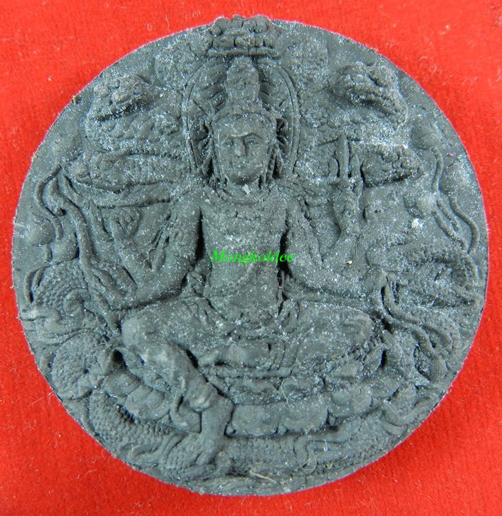  จตุคามรามเทพ รุ่นมหาปาฎิหาริย์ มั่งมีทรัพย์ เนื้อว่านมงคลสีดำ ขนาด 5 ซม.<<สภาพสวย>>#10