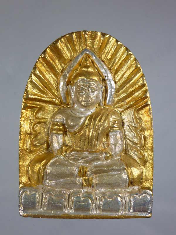 หลวงปู่ครูบาคำเป็ง หลังซุ้มกอ อาศรมสุขาวดีวราราม กำแพงเพชร