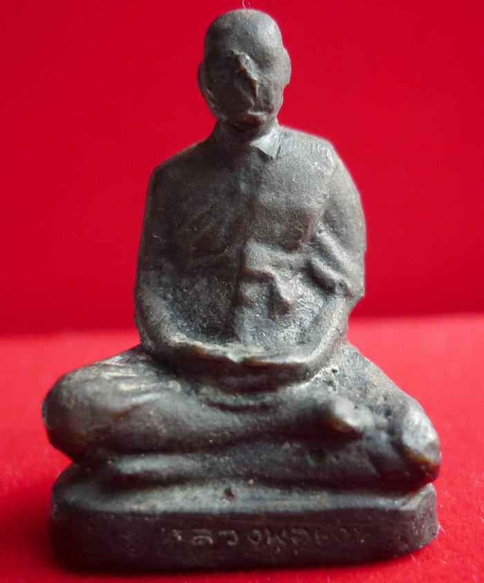 รูปหล่อลอยองค์หลวงพ่อเงิน วัดดอนยายหอม รุ่นแรก จ.นครปฐม ปี ๒๕๐๐