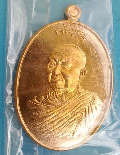  เหรียญหลวงปู่ท่อน ญาณธโร รุ่นเจริญพร เงินล้าน เนื้อทองแดง สวยแชมป์ (เคาะเดียว)