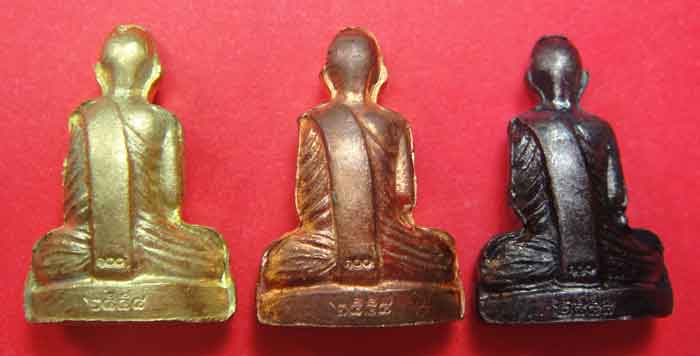 (((วัดใจเคาะเดียว๑๐บาท)))หลวงพ่อพรหมงานต้มยา ๑๐๐ ปี ๓ องค์