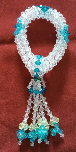 พวงมาลัยลูกปัด ใช้บูชาพระ ทำความสะอาดได้ 